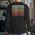 Saugerties New York Saugerties Ny Retro Vintage Text Back Print Long Sleeve T-shirt