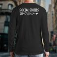 Social Studies Team Social Studies Crew Back Print Long Sleeve T-shirt