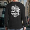 It Is A Spearman Thing Back Print Long Sleeve T-shirt