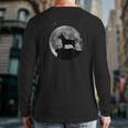 Teddy Roosevelt Terrier Dog Clothes Back Print Long Sleeve T-shirt