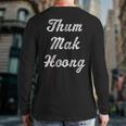 Thum Mak Hoong Laos Thai Papaya Salad Back Print Long Sleeve T-shirt