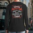 Tipton Blood Runs Through My Veins Youth Kid 2K3td Back Print Long Sleeve T-shirt
