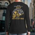 Never Underestimate A Dad With A Mountain Bike DadBack Print Long Sleeve T-shirt