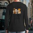 Never Underestimate An Old Man Who Loves Dogs Born In April Back Print Long Sleeve T-shirt