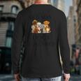 Never Underestimate An Old Man Who Loves Dogs In November Back Print Long Sleeve T-shirt