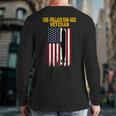 Uss Pollack Ssn-603 Submarine Veterans Day Father's Day Back Print Long Sleeve T-shirt