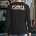 Vintage 70S 80S Style Poway Ca Back Print Long Sleeve T-shirt