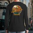 Vintage Challenge-Brownsville California Mountain Hiking Pr Back Print Long Sleeve T-shirt