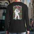 Yeti To The Party Ugly Christmas Sweater Graphic Back Print Long Sleeve T-shirt