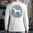 Hamiltonstovare Dna Fingerprint I Dog Hamiltonstovare Back Print Long Sleeve T-shirt