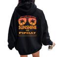 Just A Girl Who Loves Sunshine And Piphat For Woman Women Oversized Hoodie Back Print Black