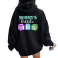 Mommy's Little Boy Abdl T Ageplay Clothing For Him Women Oversized Hoodie Back Print Black