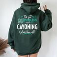 Cayoning Cayoning Solves Them All Women Oversized Hoodie Back Print Forest