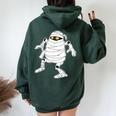 Egyptian Mummy Costume T Egypt Cool Women Oversized Hoodie Back Print Forest