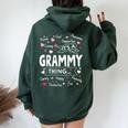 It's A Grammy Thing Sayings Cute Grandma Women Oversized Hoodie Back Print Forest