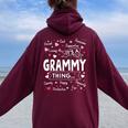 It's A Grammy Thing Sayings Cute Grandma Women Oversized Hoodie Back Print Maroon