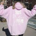 Cute Dog Mom Wine Mother's Day Dog Mother Wine Lover Women Oversized Hoodie Back Print Light Pink
