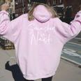Smashed In Nash Tn Drinking Party Women Oversized Hoodie Back Print Light Pink