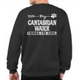 Cantabrian Water Owners Sweatshirt Back Print