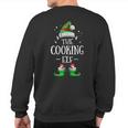 The Cooking Elf Matching Family Group Christmas Party Pajama Sweatshirt Back Print