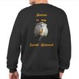 Cajun Louisiana Nutria Rat Spirit Animal Sweatshirt Back Print