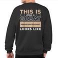 This Is What A Great Dermatopathologist Looks Like Sweatshirt Back Print
