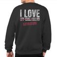I Love Gayageum Musical Instrument Music Musical Sweatshirt Back Print