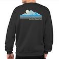 Mesa Verde National Park Retro Colorado Hiking Sweatshirt Back Print