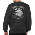 Morally Grey Is My Favorite Color Sweatshirt Back Print