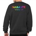 Namaste Personal Development Sweatshirt Back Print