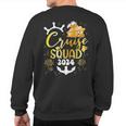 New Year Cruise Squad 2024 Nye Party Family Vacation Trip Sweatshirt Back Print