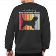 Not Without A Grand Basset Griffon Vendeen Sweatshirt Back Print