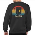Peruvian Cajon Retro Sweatshirt Back Print