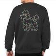 Poodle Dogs Tree Christmas Sweater Xmas Pet Animal Dog Sweatshirt Back Print