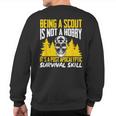 Scout Outdoor Camping Scouting Sweatshirt Back Print Scout Outdoor Camping Scouting Sweatshirt Back Print