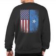 Somali American Flag Somalia Usa Somalian America Sweatshirt Back Print