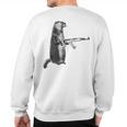 Hunting Woodchuck Ak-47 Gun Groundhog Sweatshirt Back Print Hunting Woodchuck Ak-47 Gun Groundhog Sweatshirt Back Print