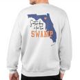 Saturday Is For The Swamp Uf Football Swamp University Sweatshirt Back Print