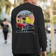 1953 Packard Caribbean Convertible The Perfect Beach Cruiser Sweatshirt Back Print