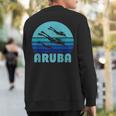 Aruba Scuba Diving Caribbean Diver Sweatshirt Back Print