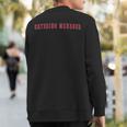 Catering Manager Sweatshirt Back Print