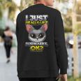 Cute Bushbaby Quote I Just Really Like Bushbabies Ok Sweatshirt Back Print
