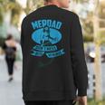 Cute Merdad Don't Mess With My Mermaid Sweatshirt Back Print Cute Merdad Don't Mess With My Mermaid Sweatshirt Back Print