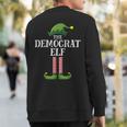 Democrat Elf Matching Family Group Christmas Party Sweatshirt Back Print
