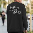 Esfj Myers Briggs Personality Type Sweatshirt Back Print