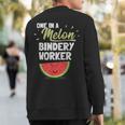 Bindery Worker Sweatshirt Back Print Bindery Worker Sweatshirt Back Print