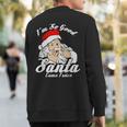 I'm So Good Santa Came Twice Naughty Xmas Sweatshirt Back Print