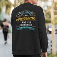 Land Use Economist Awesome Job Occupation Sweatshirt Back Print