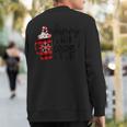 Shimmy Shimmy Cocoa What Christmas Party Sweatshirt Back Print