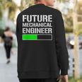 Future Mechanical Engineer Cool Graduation Sweatshirt Back Print